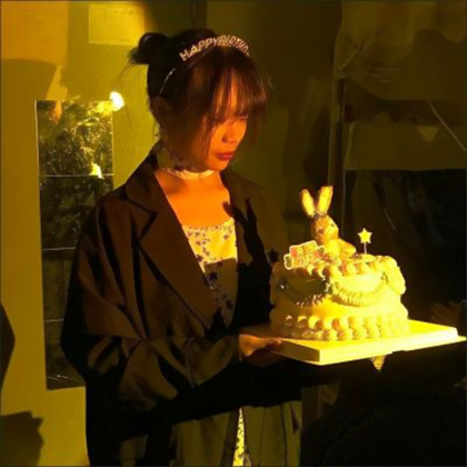 真人女生生日头像