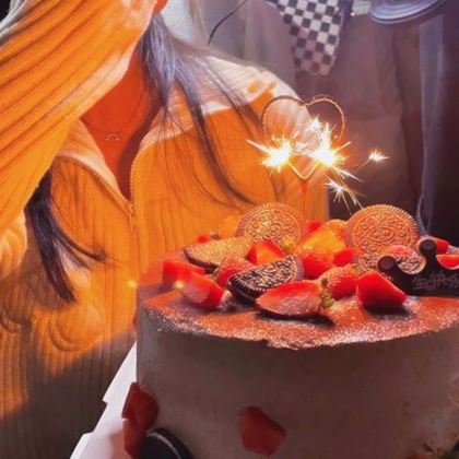 真人女生生日头像