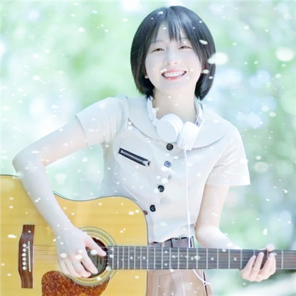 冬天飞雪特效女生唯美头像