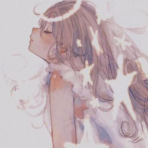 励志努力的动漫女生头像