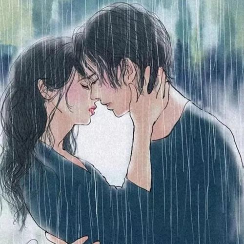 羞羞的男女两人一张头像