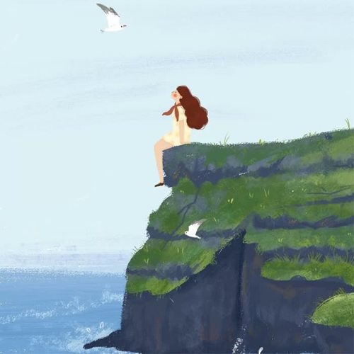 女生旅行旅游唯美高清头像 