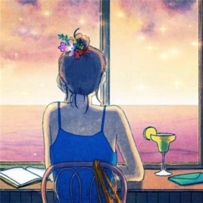 唯美星光特效女生高清头像