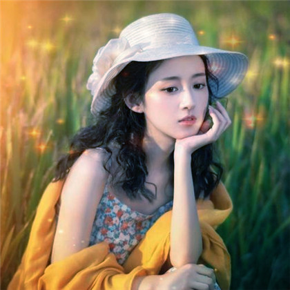 唯美星光特效女生高清头像