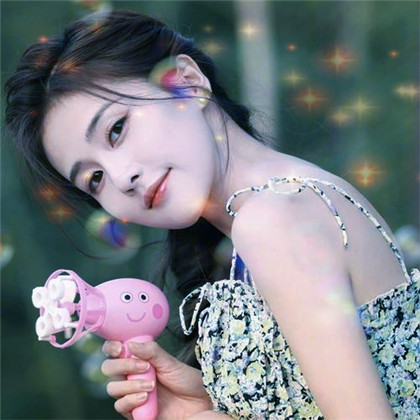 唯美星光特效女生高清头像