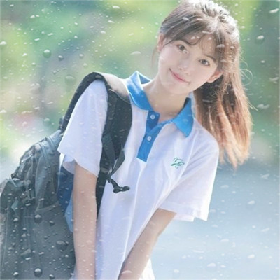 水珠特效唯美高清女生头像
