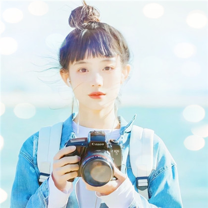 夜景特效女生高清唯美头像