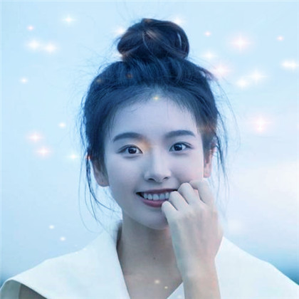 唯美星光特效女生高清头像