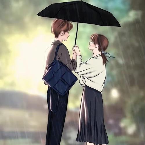 羞羞的男女两人一张头像