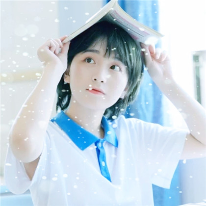 冬天飞雪特效女生唯美头像