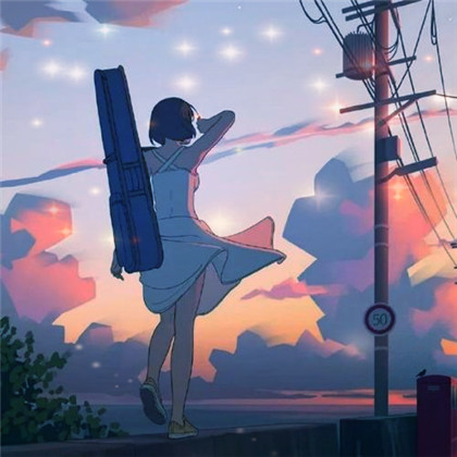 唯美星光特效女生高清头像