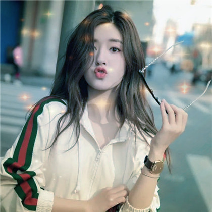 唯美星光特效女生高清头像