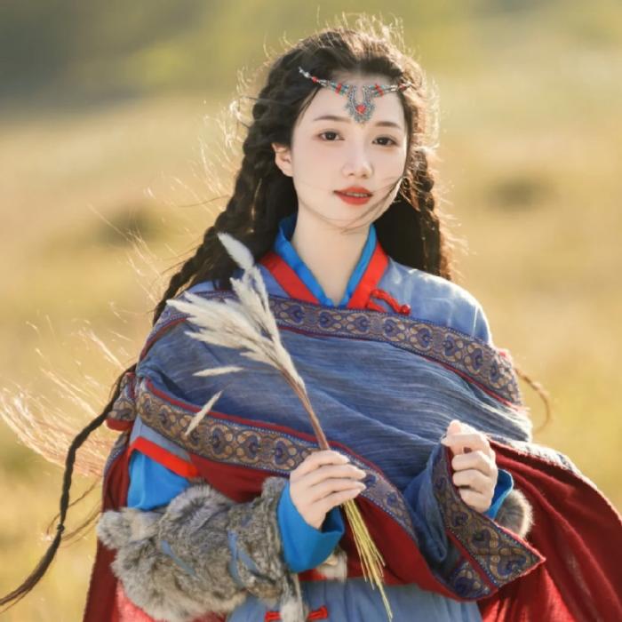藏族清新唯美女生头像