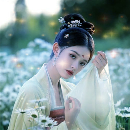 唯美星光特效女生高清头像