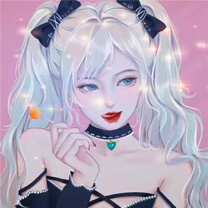 唯美星光特效女生高清头像