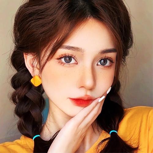 双马尾快乐女生头像