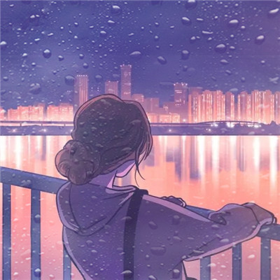 水珠特效唯美高清女生头像