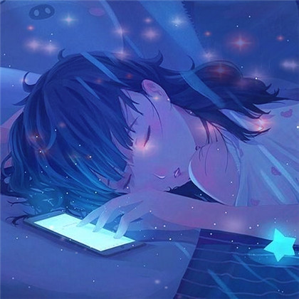 唯美星光特效女生高清头像