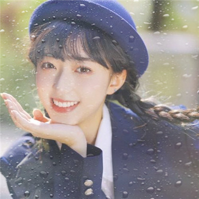 水珠特效唯美高清女生头像