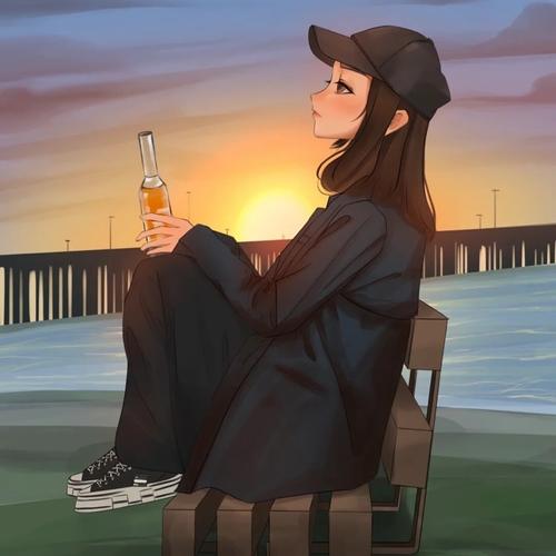 励志女生头像
