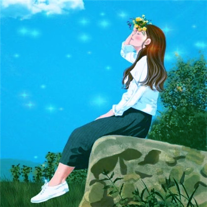 唯美星光特效女生高清头像