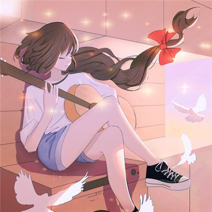 唯美星光特效女生高清头像