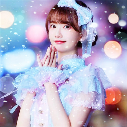 冬天飞雪特效女生唯美头像