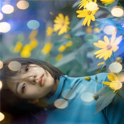 夜景特效女生高清唯美头像