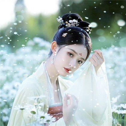 冬天飞雪特效女生唯美头像