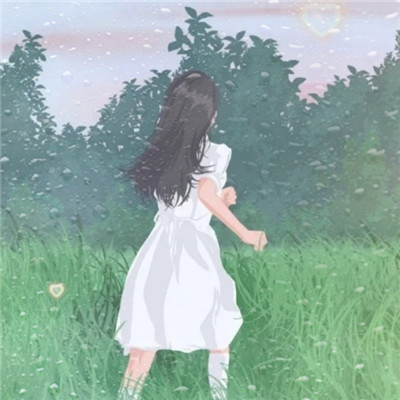 水珠特效唯美高清女生头像
