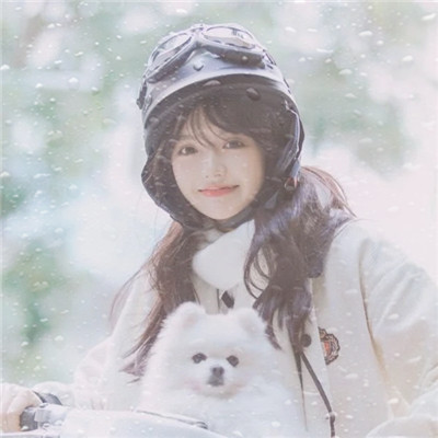 水珠特效唯美高清女生头像