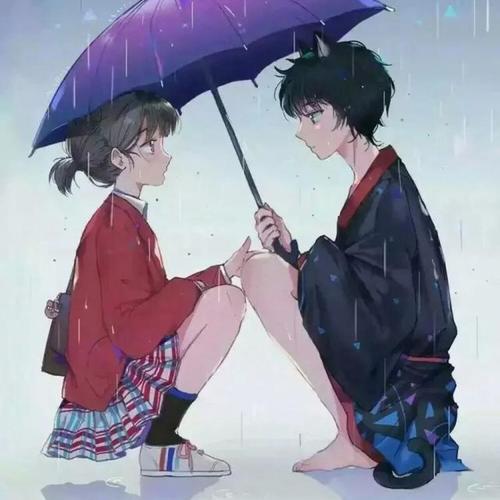 羞羞的男女两人一张头像