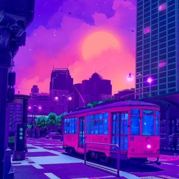 绝美城市风光风景头像