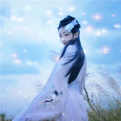 唯美星光特效女生高清头像