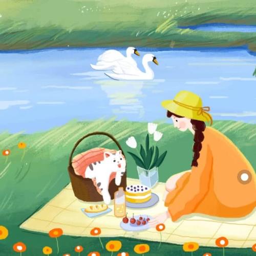 女生旅行旅游唯美高清头像 