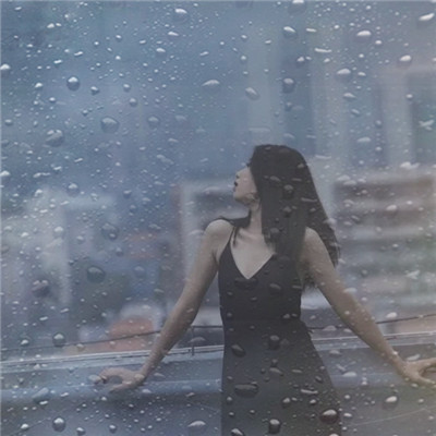 水珠特效唯美高清女生头像