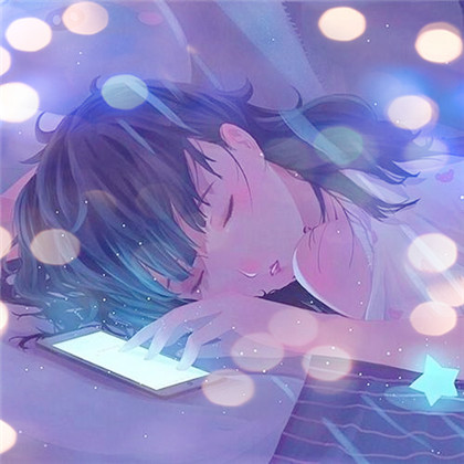 夜景特效女生高清唯美头像