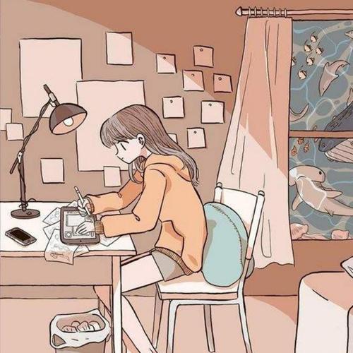 励志女生头像