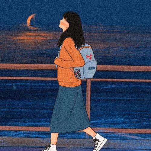 女生孤独失落伤感抑郁动漫高清头像
