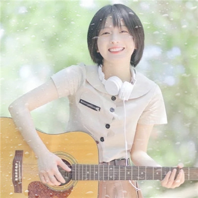水珠特效唯美高清女生头像