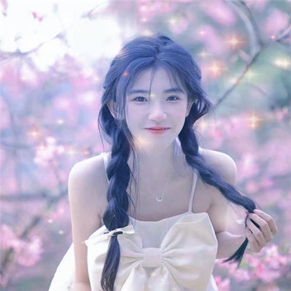 唯美星光特效女生高清头像