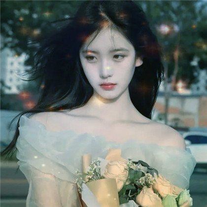 唯美星光特效女生高清头像