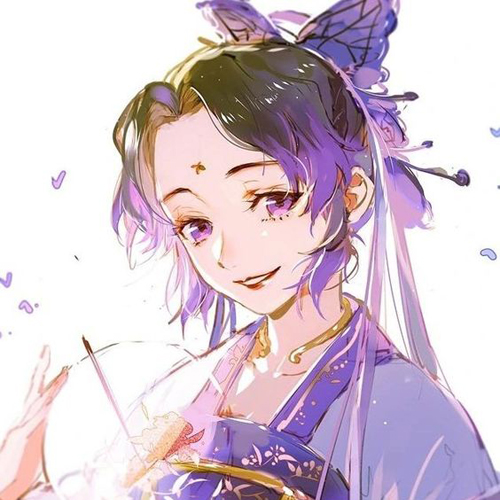 唯美手绘古风女生头像