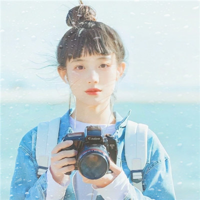 水珠特效唯美高清女生头像