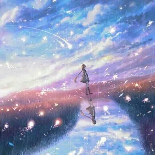 励志努力的动漫女生头像