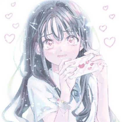 冬天飞雪特效女生唯美头像