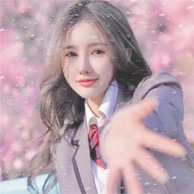 水珠特效唯美高清女生头像