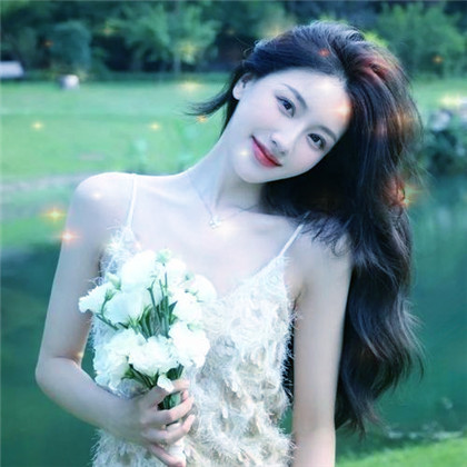 唯美星光特效女生高清头像