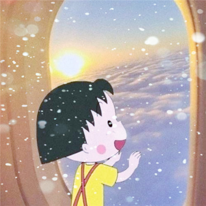 冬天飞雪特效女生唯美头像