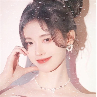 水珠特效唯美高清女生头像